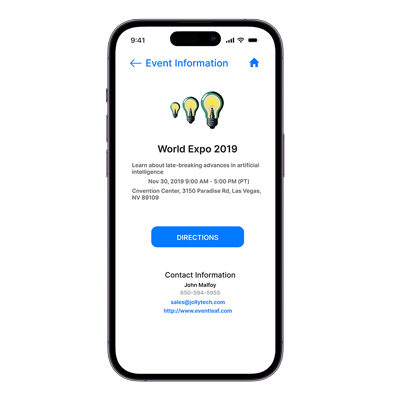 Provide Event Information and Updates to Attendees