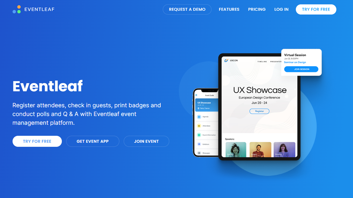 Eventleaf All-in-One Platform