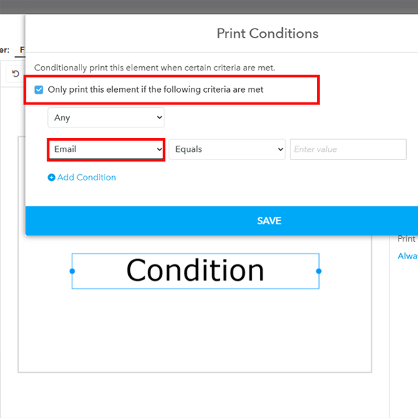 Only print the element